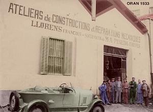 X ARCHIVE COUSINS ORAN GARAGE LLORENS 1933